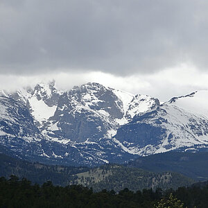 reise trends Rocky Mountain National Park Schnee bedeckte Gipfel Foto: Rüdiger Berger